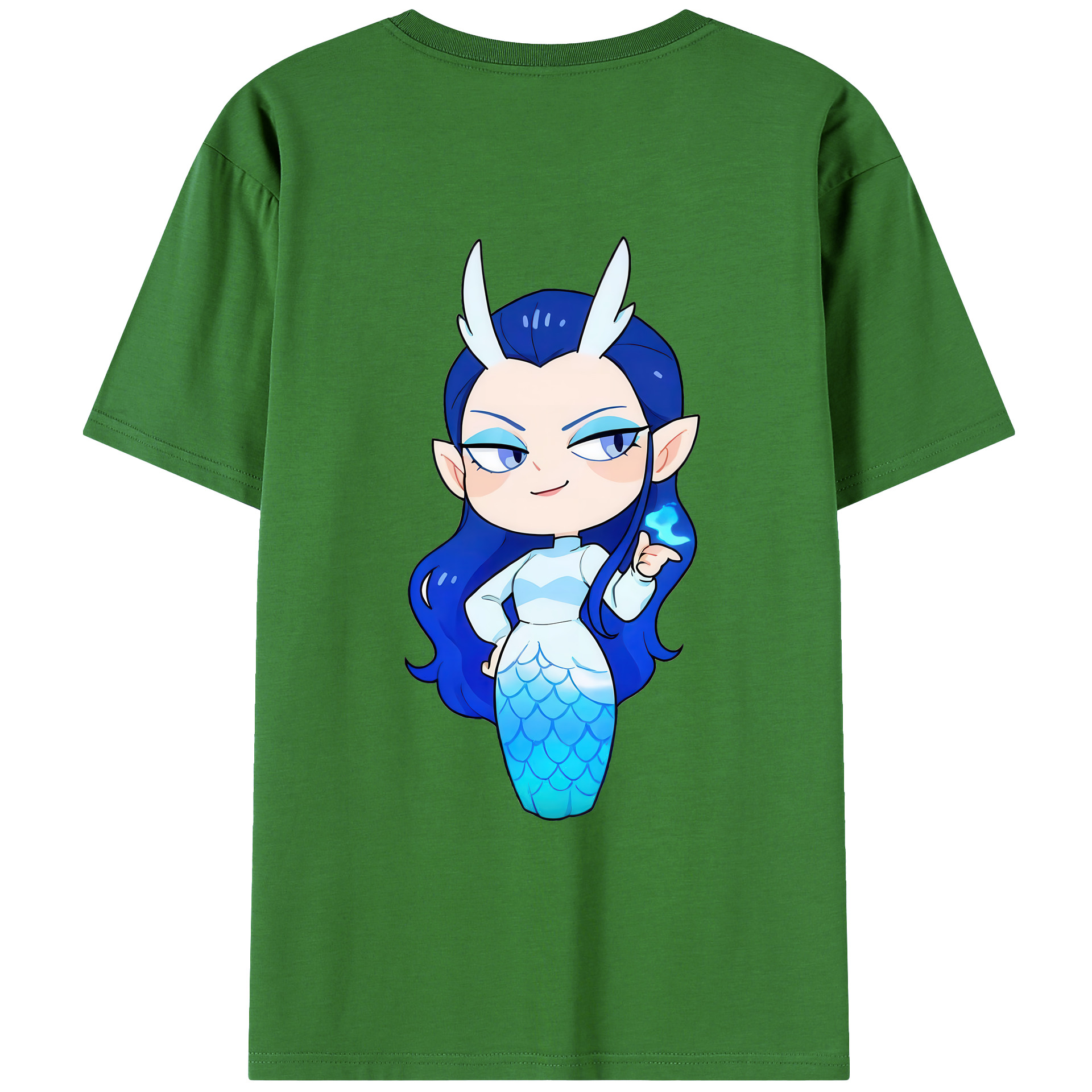 （画像用） Ne Zha 2 ナタ 魔童の大暴れ レディース半袖Tシャツ(バックプリント)